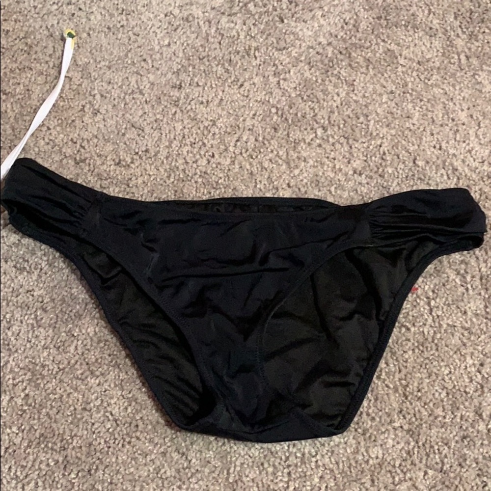 Black Victoria secret bikini bottoms